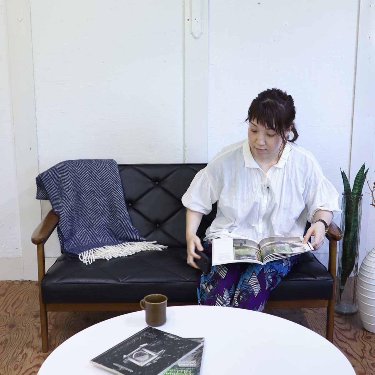 カリモク家具 WS11モデル 長椅子/ツーシーターソファ WS1173BW