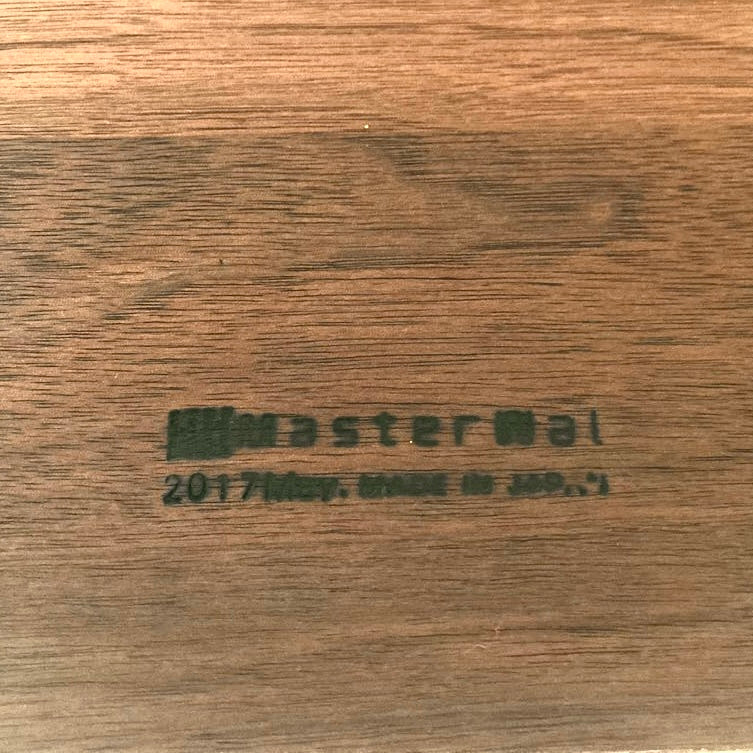 マスターウォール / MASTERWAL  WILDWOOD THICK41 ダイニングテーブル 幅180 ウォールナット無垢 中古