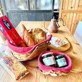ロンガバーガー / Longaberger　バスケット 小  カントリー 蓋つきかご 中古