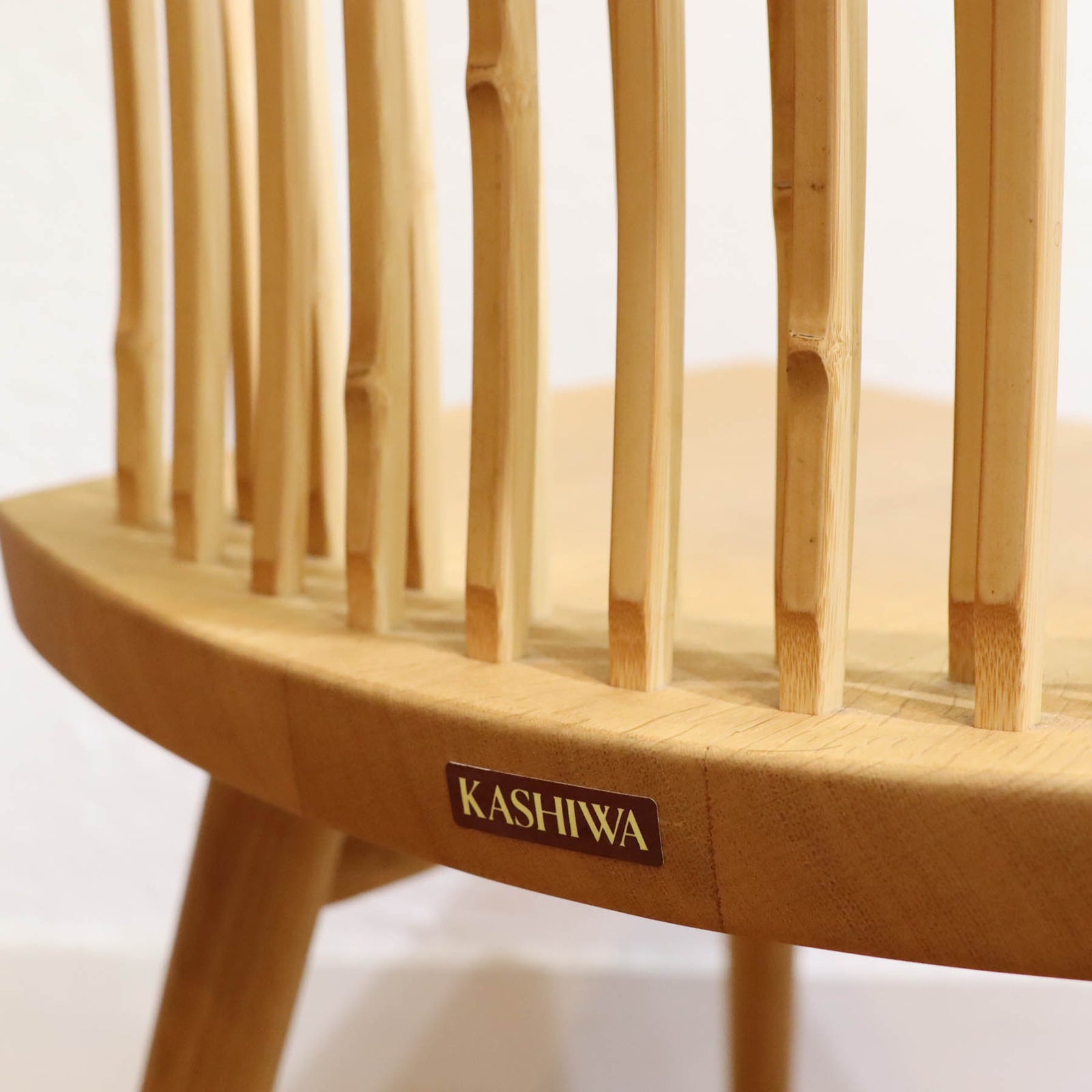 柏木工/KASHIWA｜ダイニングチェア 竹 ナラ無垢材 住宅展示場