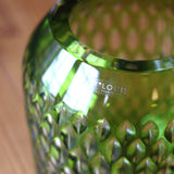 サン・ルイ / Saint-Louis フォリア ベース フラワーベース 花瓶 グリーン 世界限定42/100 クリスタルガラス エルメス取り扱い 未使用品