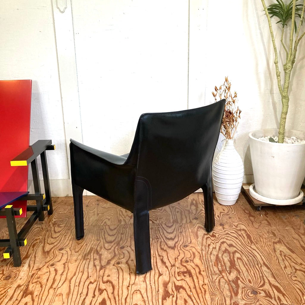 カッシーナ Cassina キャブ CAB ラウンジ アームチェア 414 マリオ