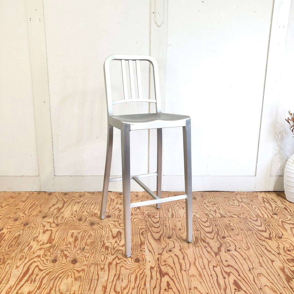 エメコ / EMECO ネイビー バースツール / NAVY BARSTOOL  エメコチェア ハイスツール 中古