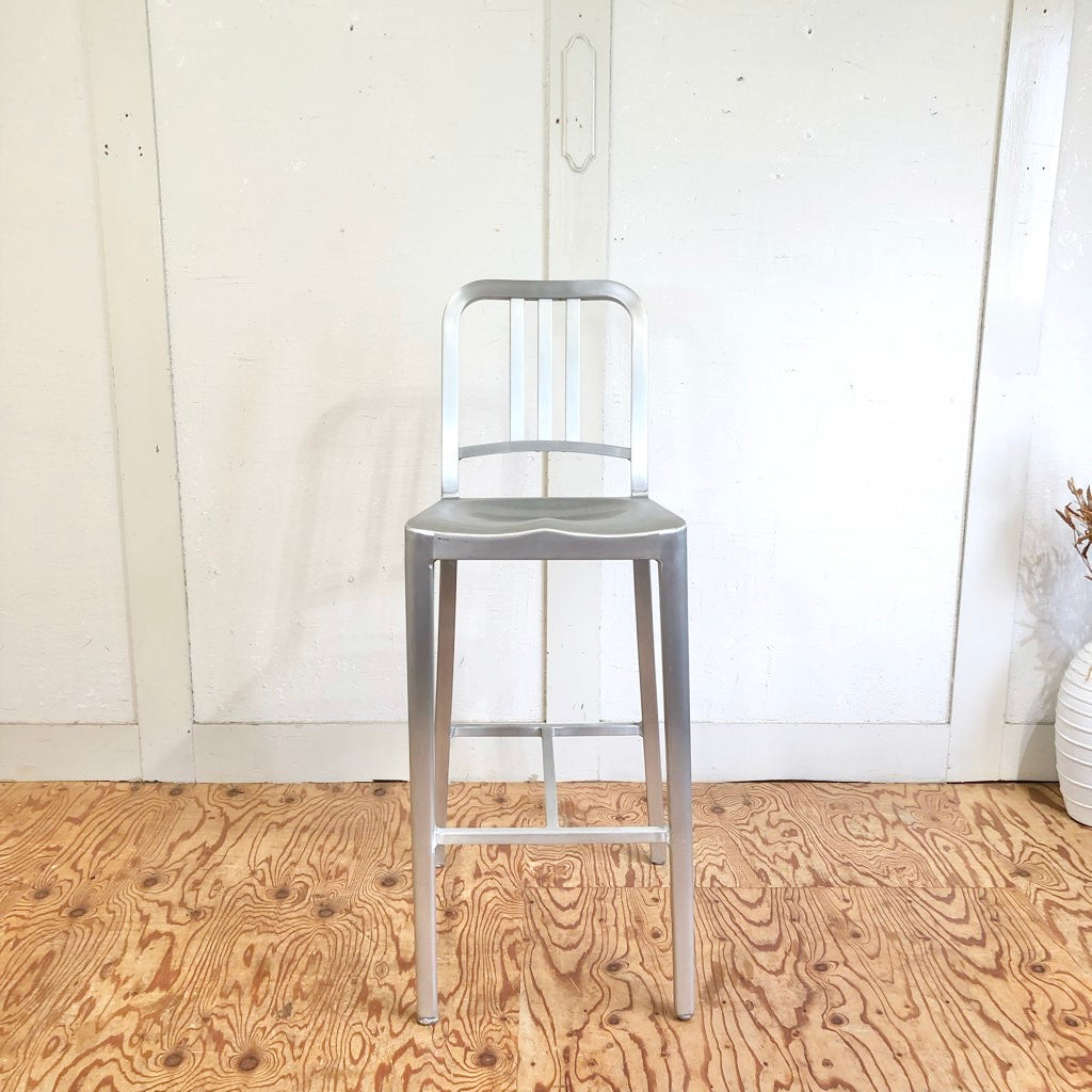エメコ / EMECO ネイビー バースツール / NAVY BARSTOOL  エメコチェア ハイスツール 中古