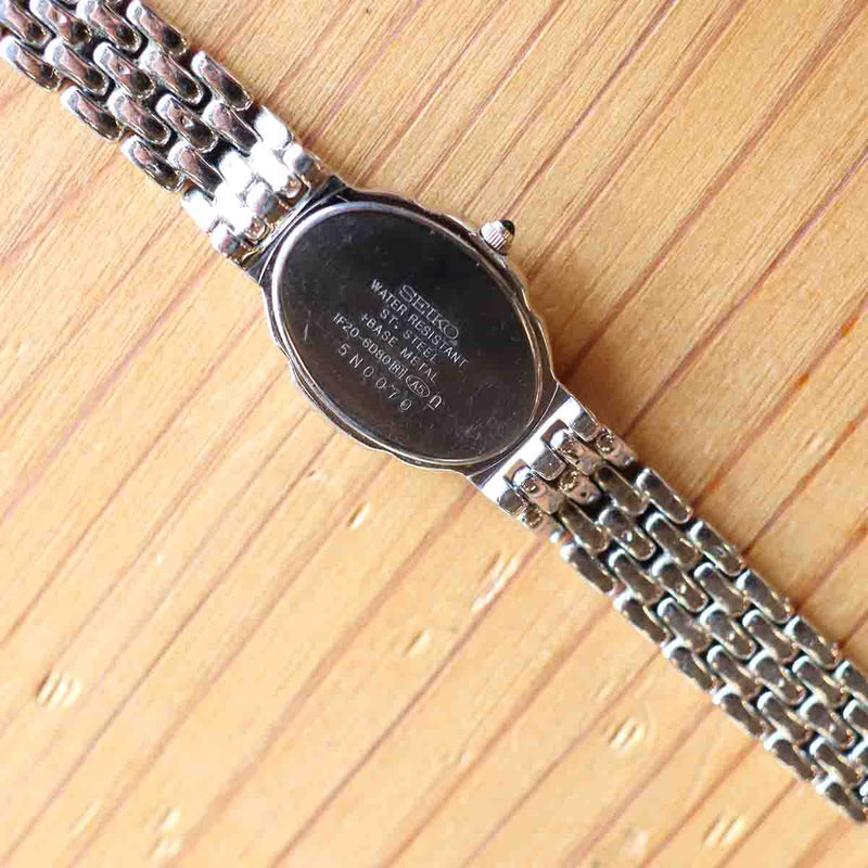 セイコー / SEIKO エクセリーヌ / Exceline 18Pダイヤ 【7】 レディース アンティーク腕時計 中古