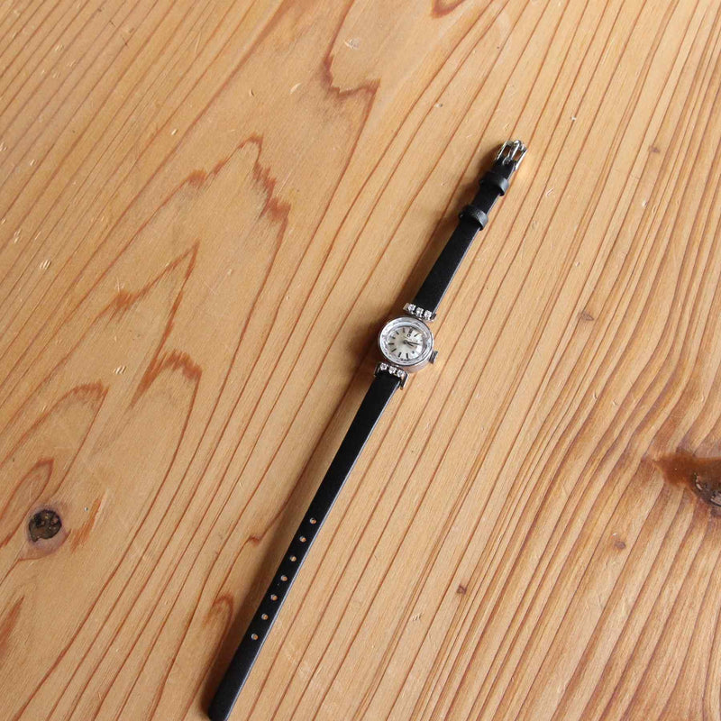 オメガ / OMEGA カットガラス 6Pダイヤ 【19】 アンティーク腕時計 レディース 時計