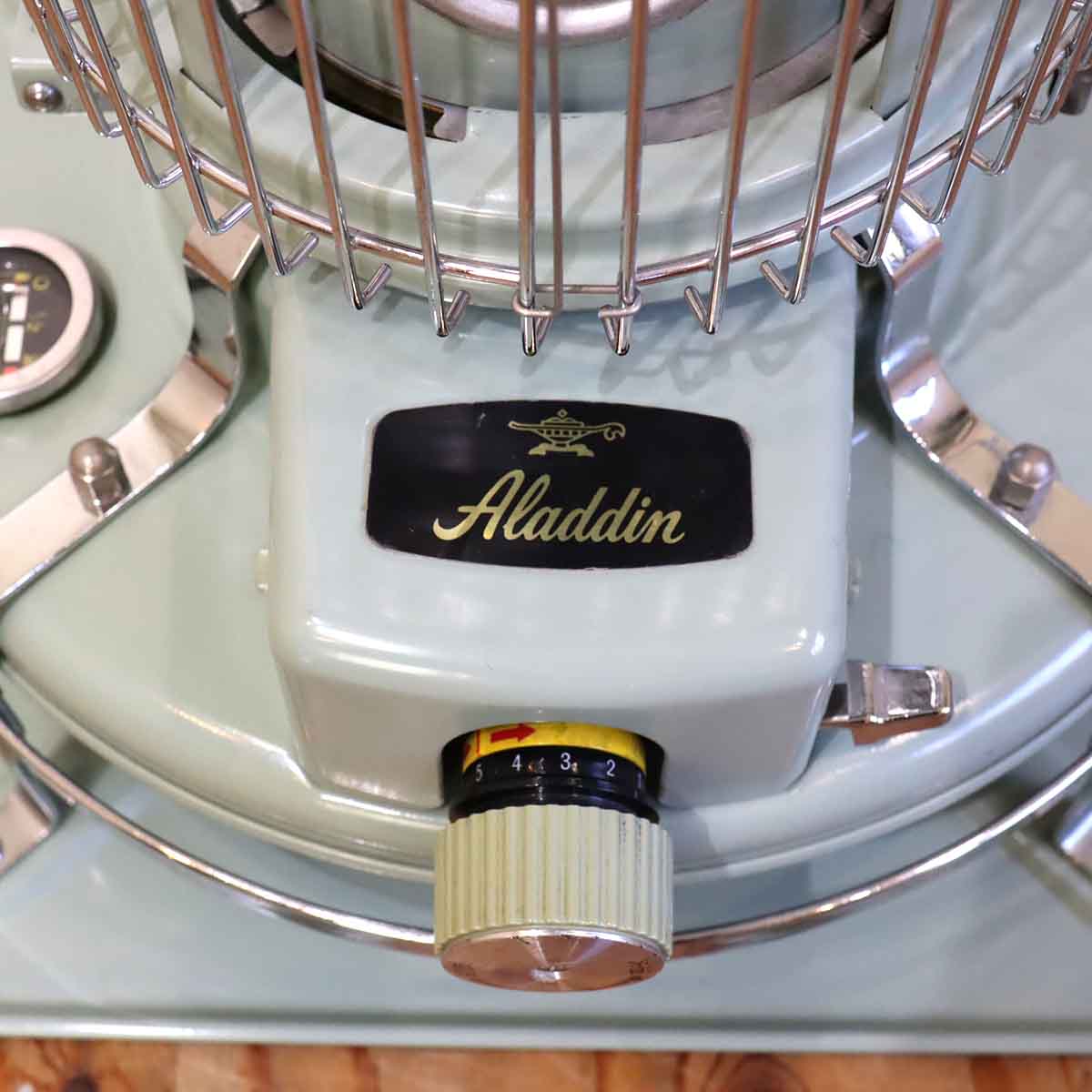 アラジン / Aladdin ブルーフレームヒーター グリーン 石油ストーブ シリーズ39型 中古