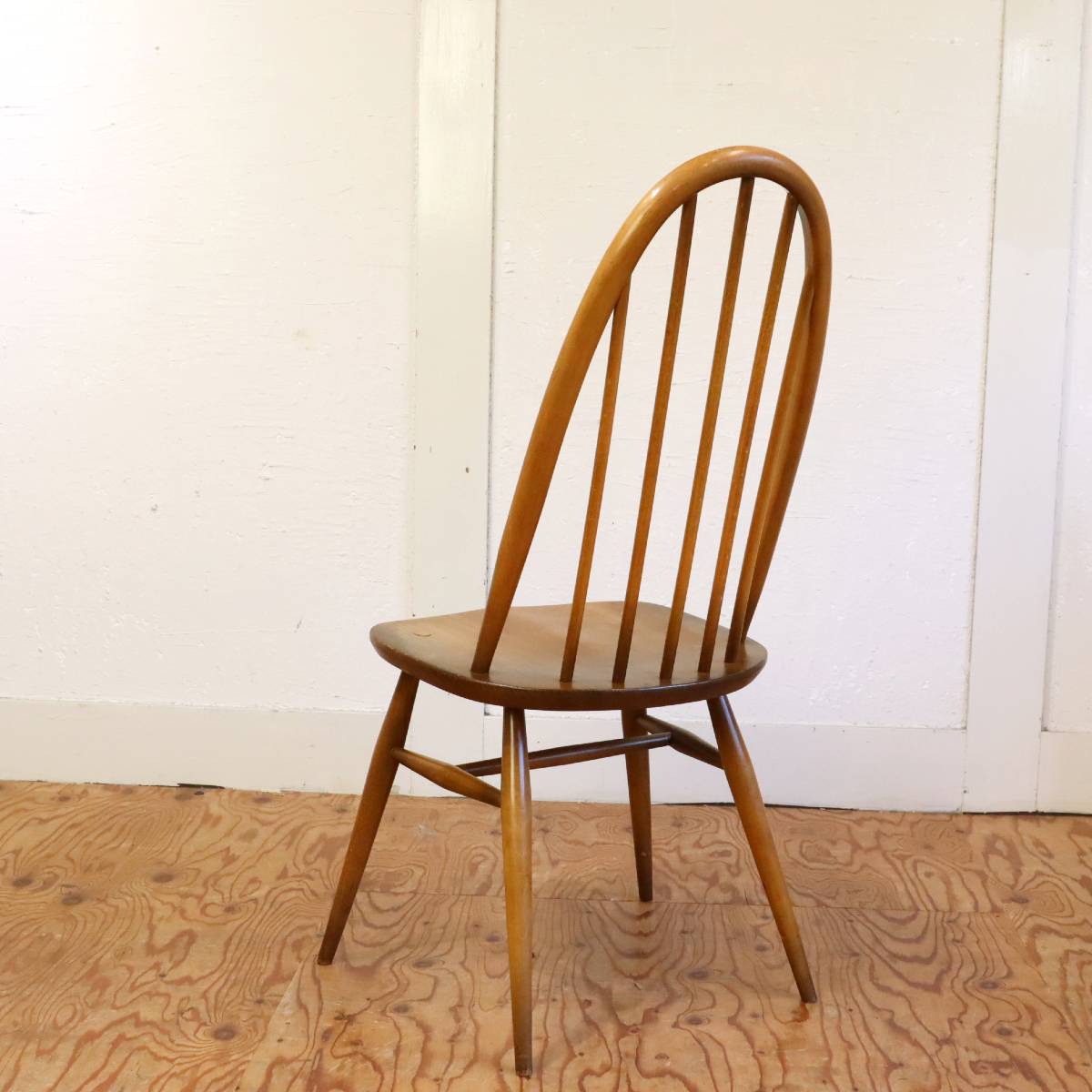アーコール / ERCOL クエーカーチェア ヴィンテージ 1980年製 ダイニングチェア ハイバックチェア