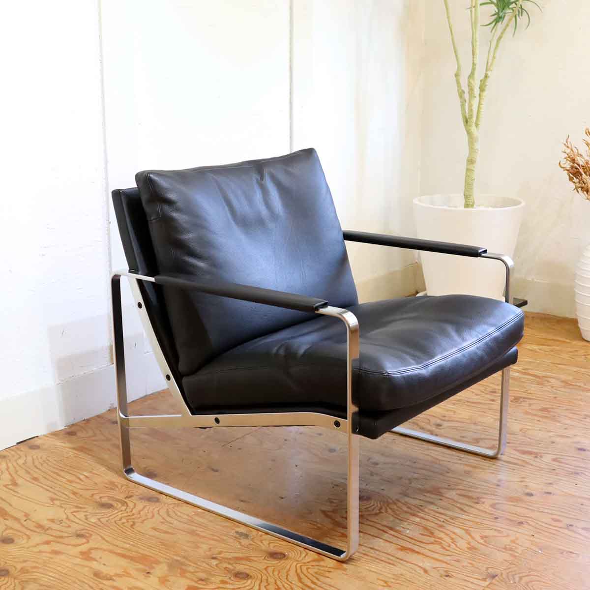 ウォルター・ノル / Walter Knoll ファブリシャス / FABRICIUS アームチェア プレーベン・ファブリシャス 1Pソファ 本革 中古