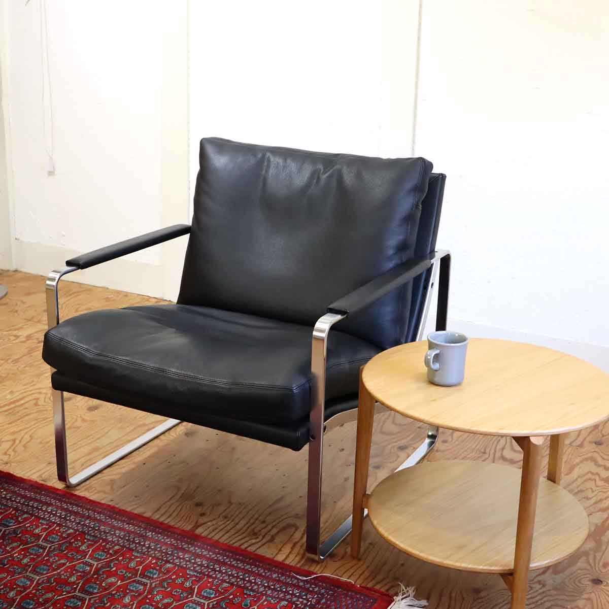 ウォルター・ノル / Walter Knoll ファブリシャス / FABRICIUS アームチェア プレーベン・ファブリシャス 1Pソファ 本革 中古