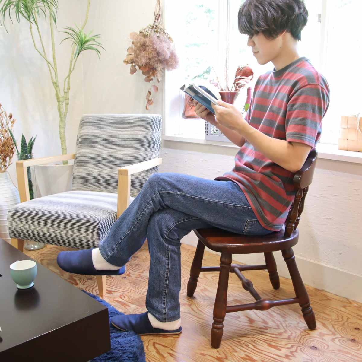 HIDA /飛騨産業 フロンティアシリーズダイニングチェア【1】カラマツ 中古