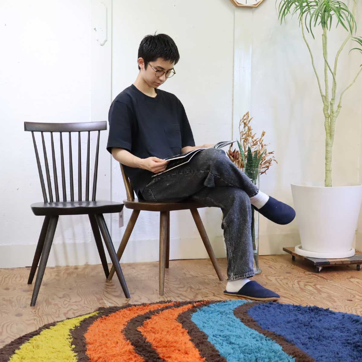 飛騨産業 プレシェルト / Prescelto チェア PS218  ブラウン ダイニングチェア 住宅展示場展示品