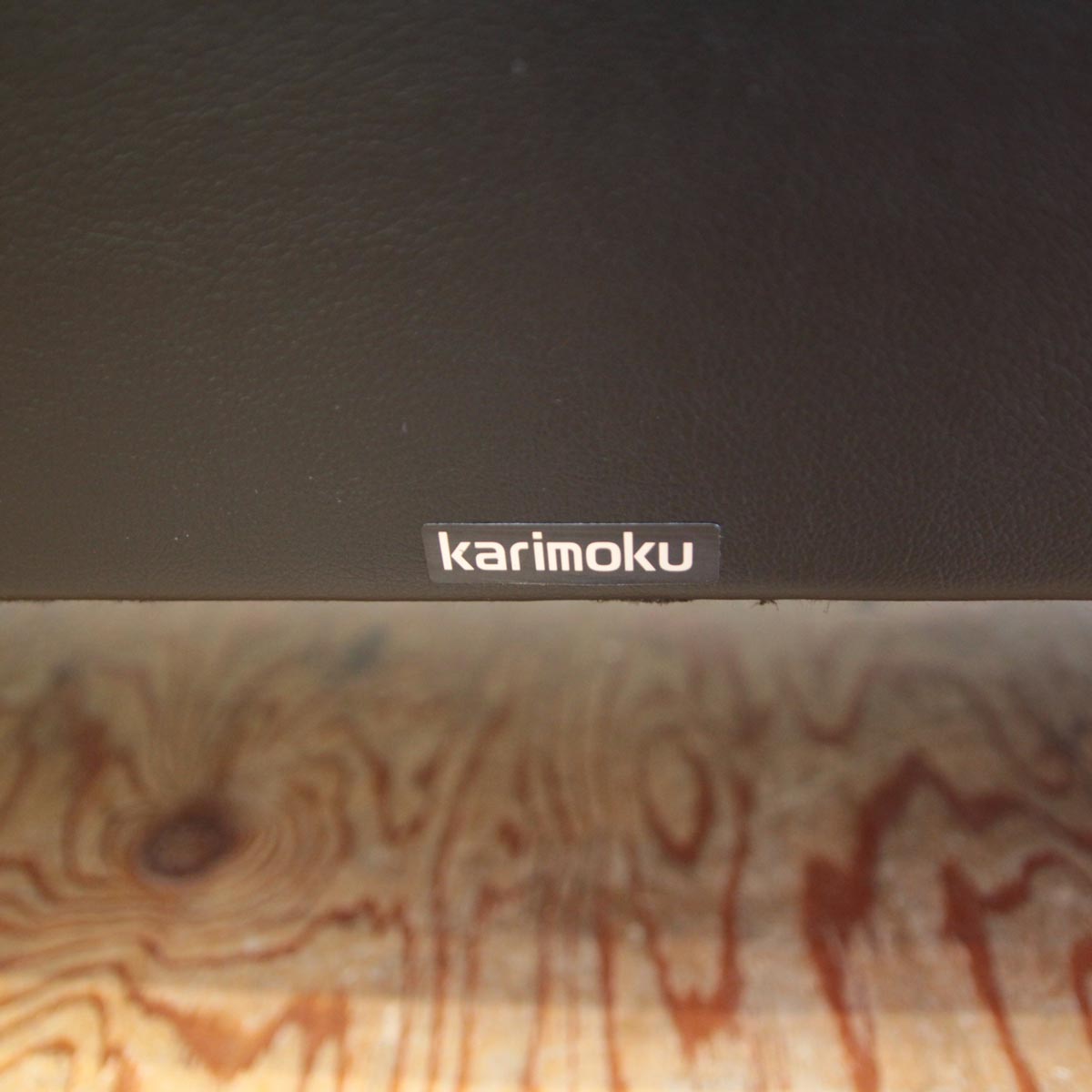 カリモク家具 / karimoku  ロビーチェア3シーター ミッドセンチュリー 3人掛けソファ  中古
