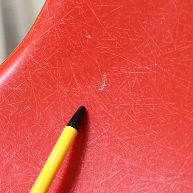 ハーマンミラー / Herman Miller サイドシェルチェア 2nd レッド  チャールズ＆レイ・イームズ FRP  ヴィンテージ
