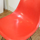 ハーマンミラー / Herman Miller サイドシェルチェア 2nd レッド  チャールズ＆レイ・イームズ FRP  ヴィンテージ