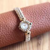 セイコー / SEIKO エクセリーヌ / EXCELINE 12Pダイヤ 2Pサファイア 腕時計 【25】 レディース アンティーク腕時計 中古