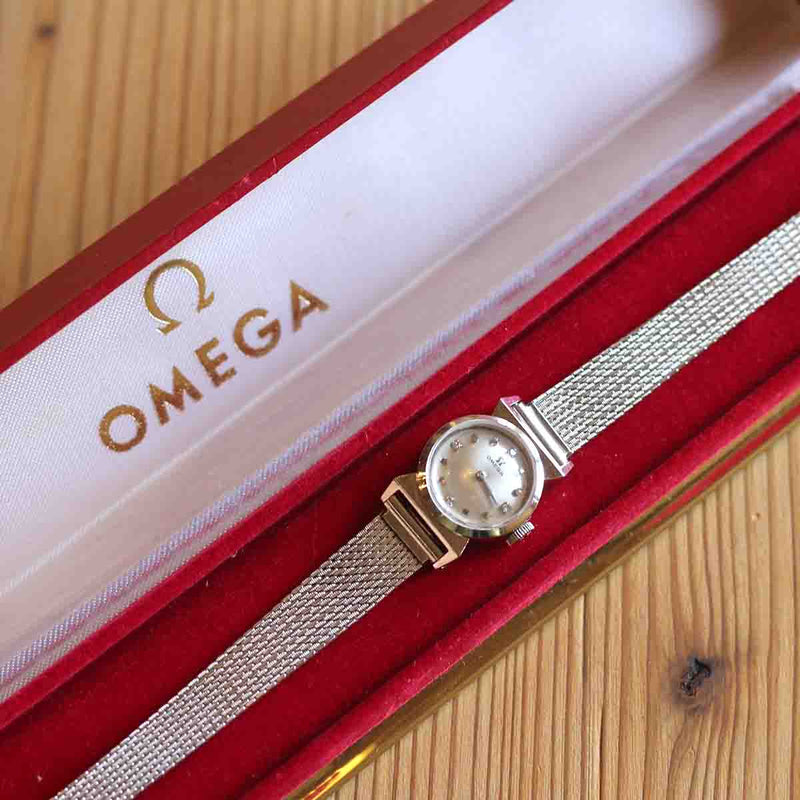 オメガ / OMEGA 4Pダイヤ 【20】 レディース ヴィンテージ 腕時計 中古