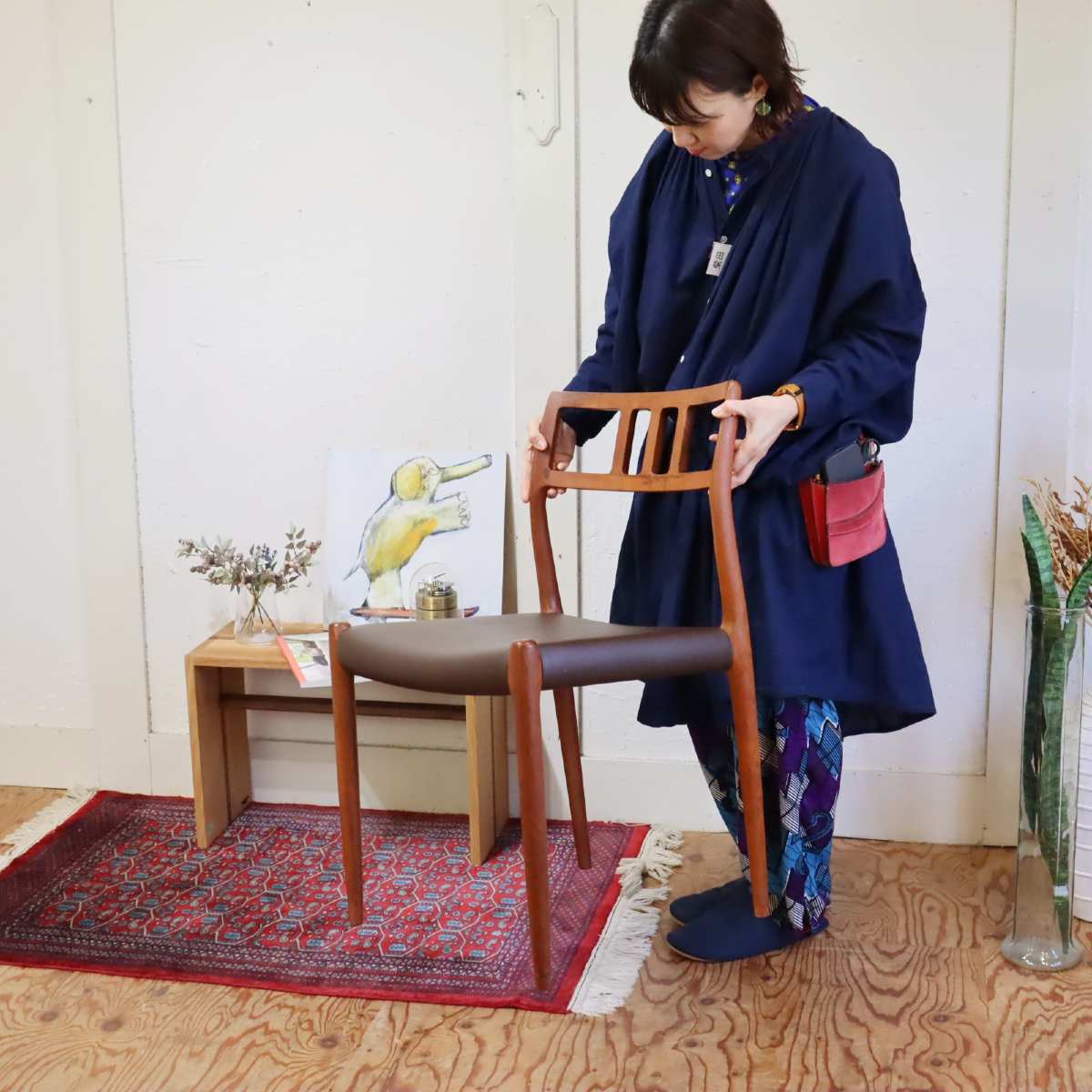 J.L.ムラ― / J.L.Moller No.79 チェア ニールス・O・ムラ― / Niels O. Moller デンマーク 中古