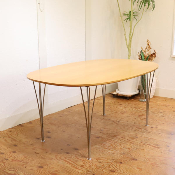 フリッツ・ハンセン/Fritz Hansen スーパー楕円テーブル Bテーブル ...