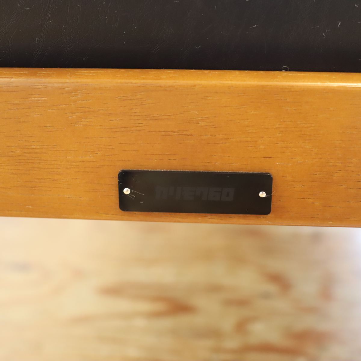 カリモク60 / karimoku  Kチェア ２シーター ミッドセンチュリー スタンダードブラック 中古