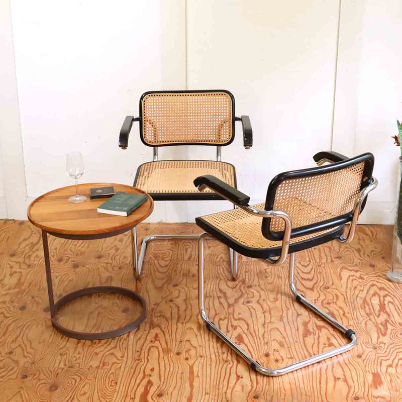 リーヴァ / Riva 1920 ウィングロトンド  サイドテーブル ウォールナット arflex  住宅展示場展示品