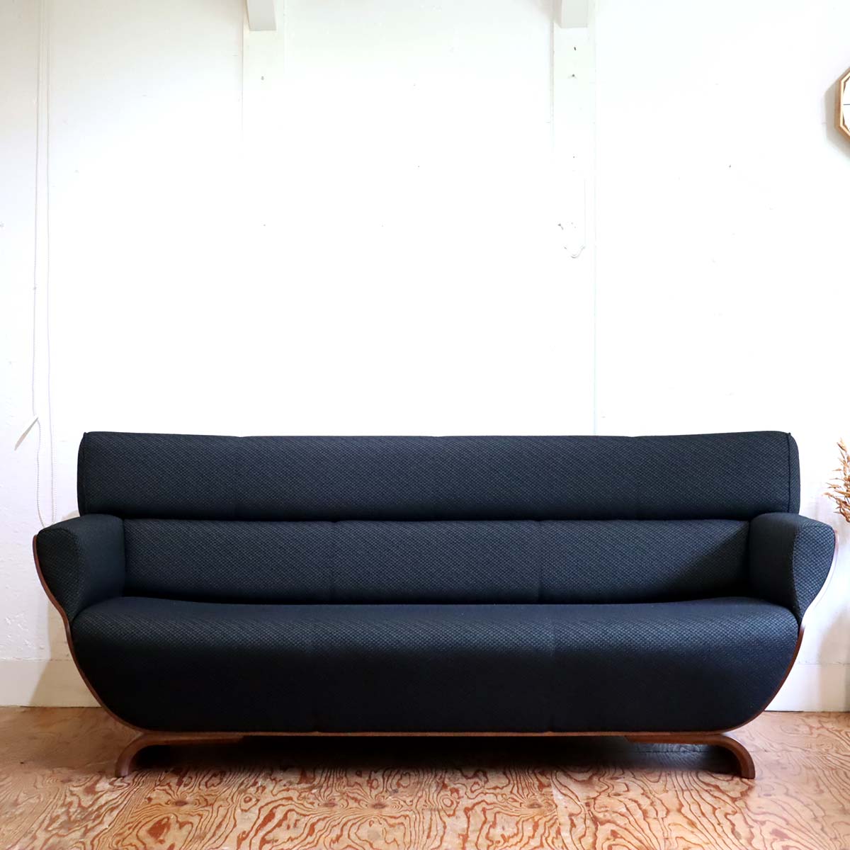 冨士ファニチア Tapio / タピオ 3Pソファ 3人掛け LO7960S WP IRBK ウォールナット ブラック 中古 – Restyle
