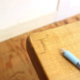 ニレ 楡 一枚板テーブル 大きなテーブル 天然木 無垢材  耳付き 幅260 中古