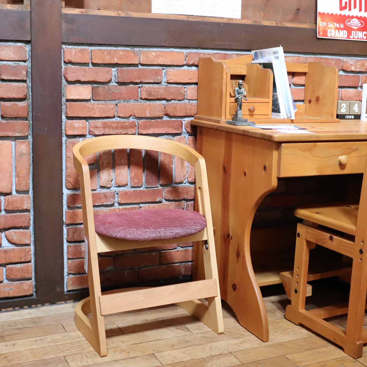 日進木工 ac-cent waku-work チェア パープル WKC-718 小泉誠 展示品