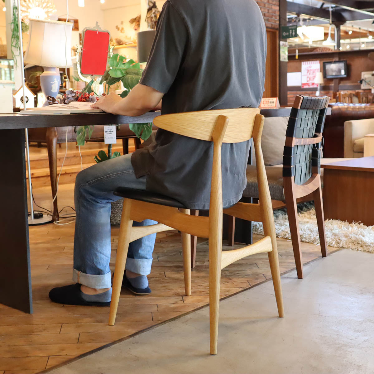 カール・ハンセン＆サン / Carl Hansen & Søn CH33P CHAIR チェア ハンス J.ウェグナー / Hans J.Wegner オーク 中古