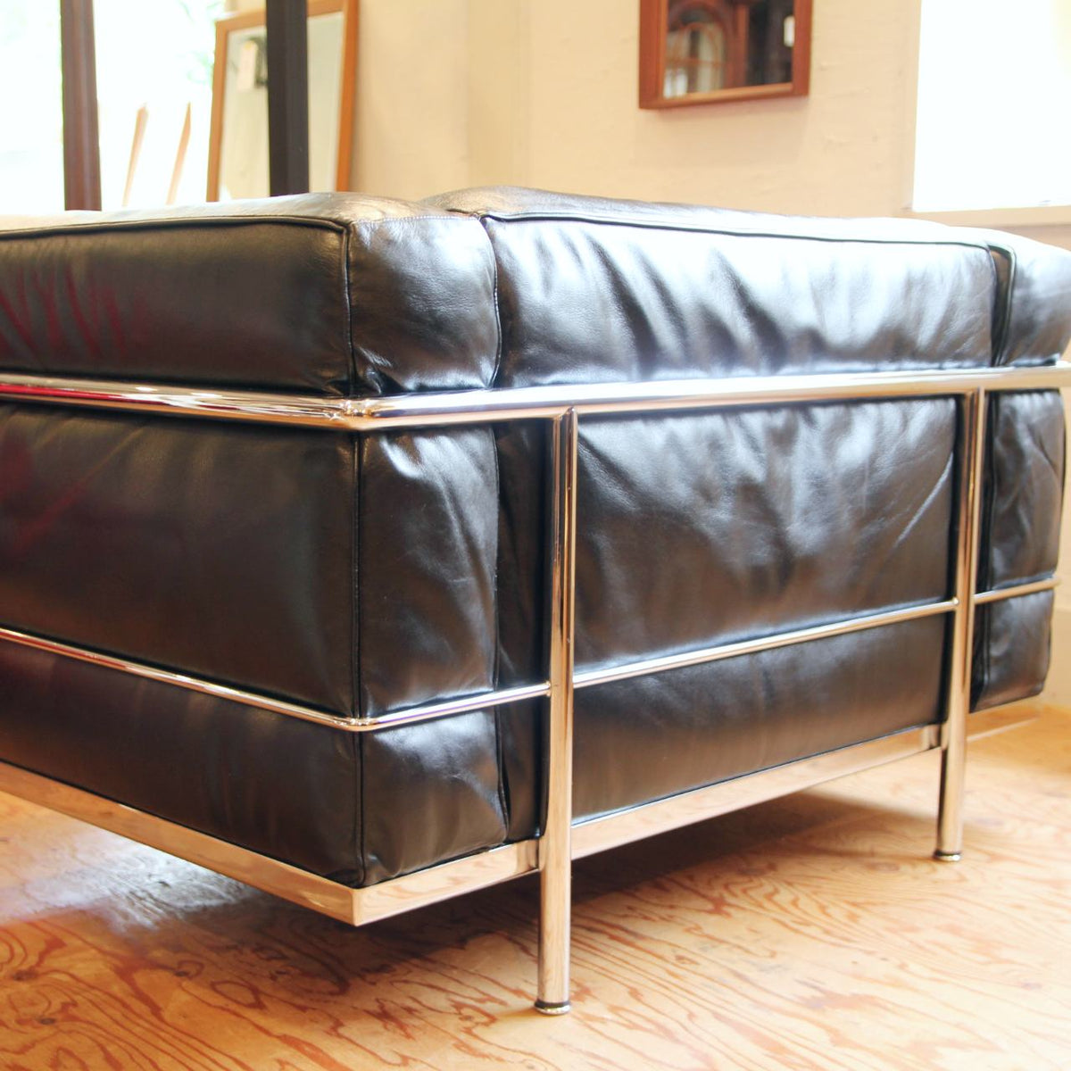 カッシーナ/Cassina｜ 1Pソファ LC3 本革 ブラック ル