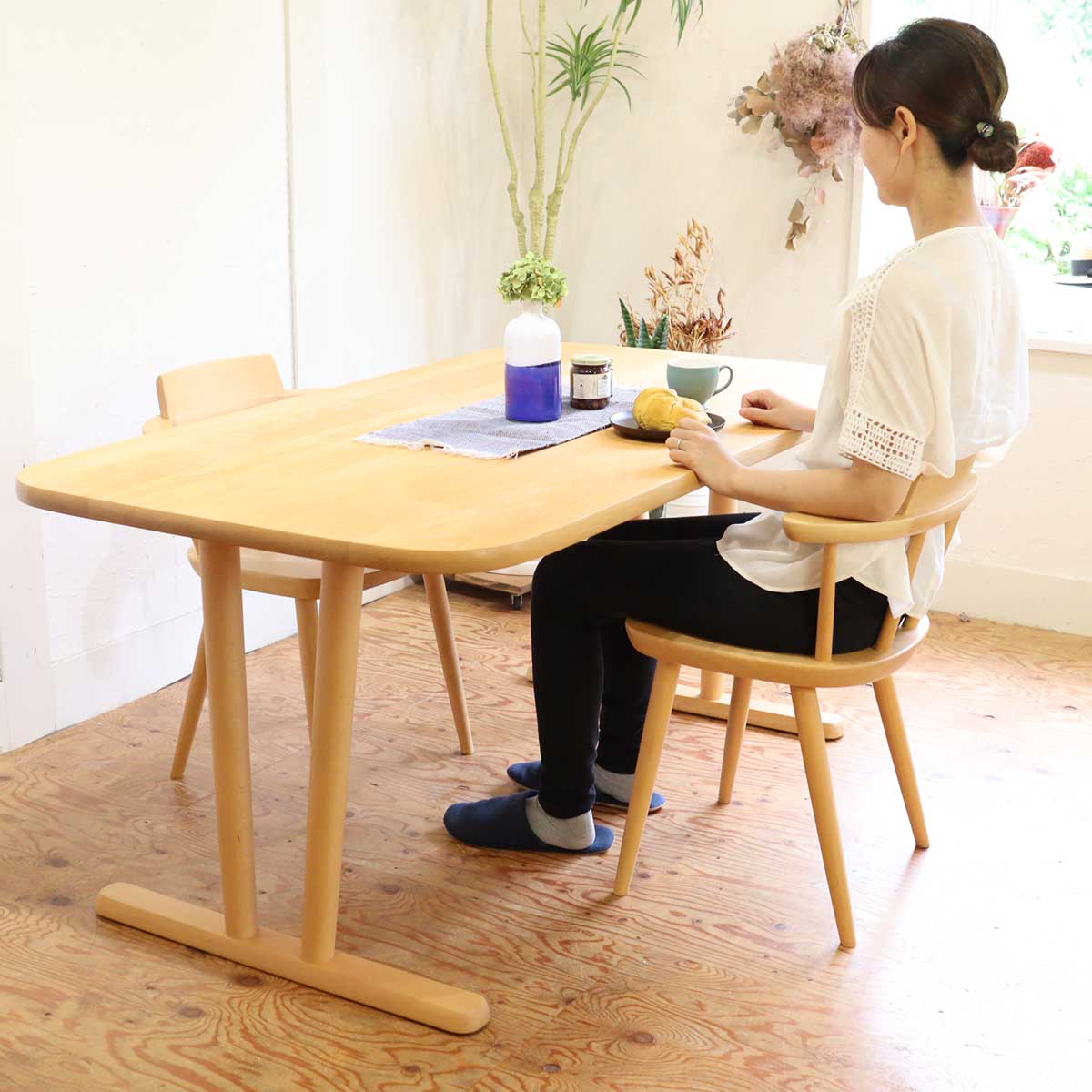 HIDA / 飛騨産業 ボンゴレ ダイニング チェア  キツツキマーク 飛騨高山【1】  中古