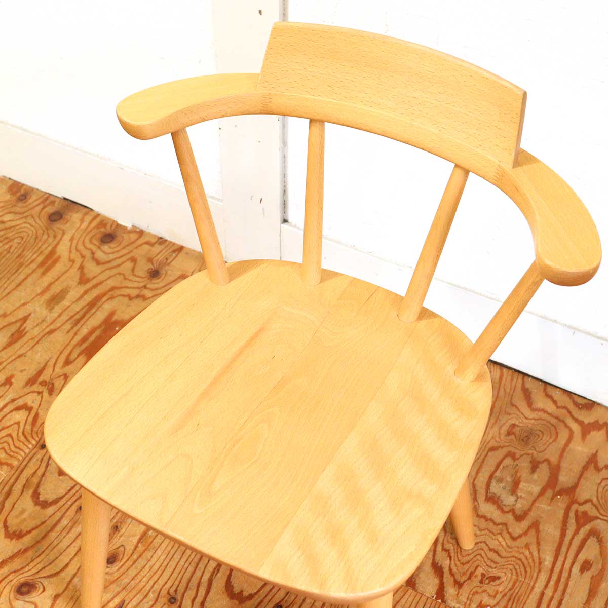HIDA / 飛騨産業 ボンゴレ ダイニング チェア  キツツキマーク 飛騨高山【1】  中古