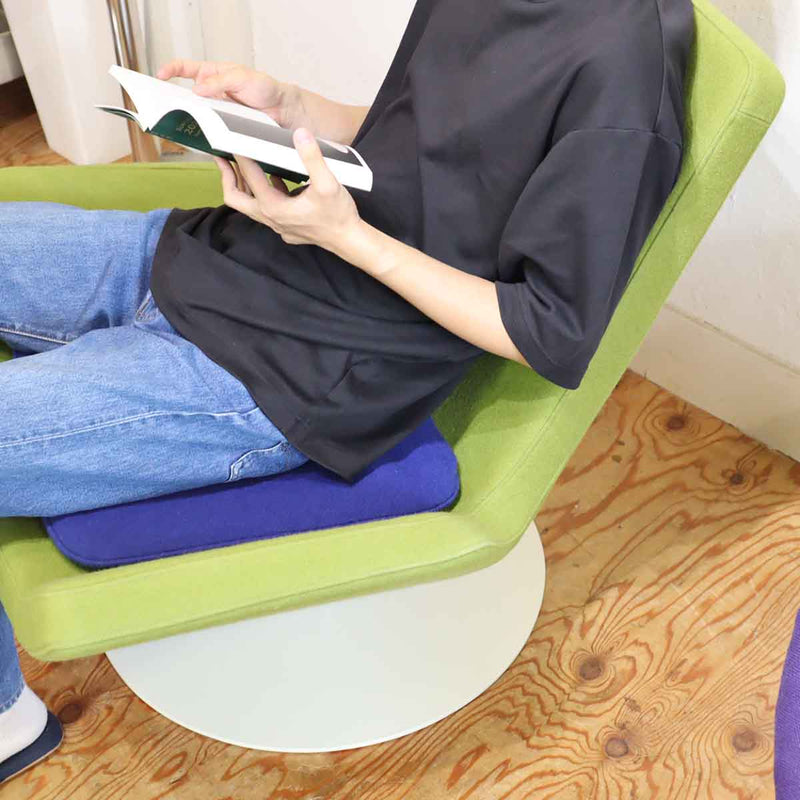 アイデック / AIDEC ルーブ / LOUV ラウンジチェア グリーン 岩崎一郎 中古