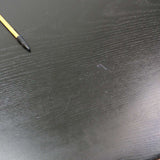 オーク無垢材 ローテーブル ブラック リビングテーブル 座卓 中古
