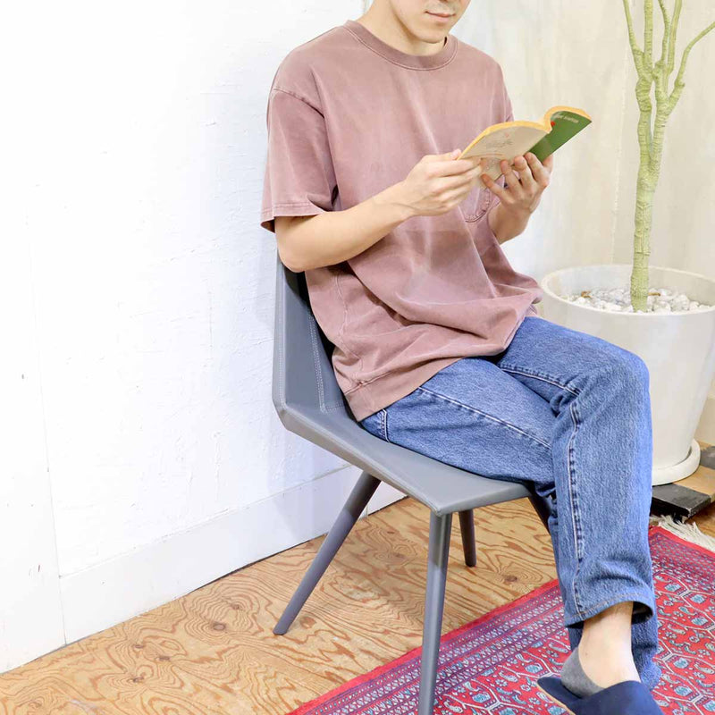 藤栄 / FUJIEI グリムチェア ダイニングチェア グレー 展示品