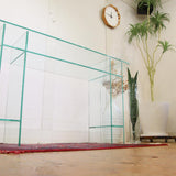 ガラス製コンソールテーブル 飾り棚 ディスプレイ棚 モダン 展示品