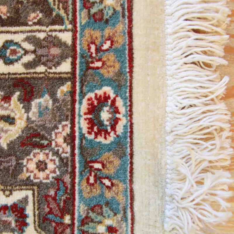 パキスタン 絨毯 ダブル織り ウール 中古