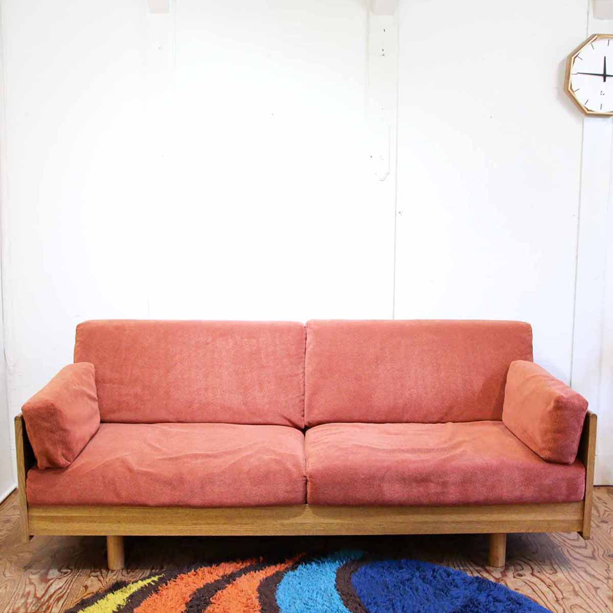 吉桂 source サラ / SALA Sofa 182 ソファ 3人掛け オーク 中古