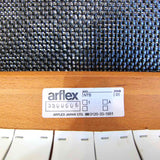 アルフレックス / arflex NTスリム アームチェア 革テープ ホワイト 【1】 中古