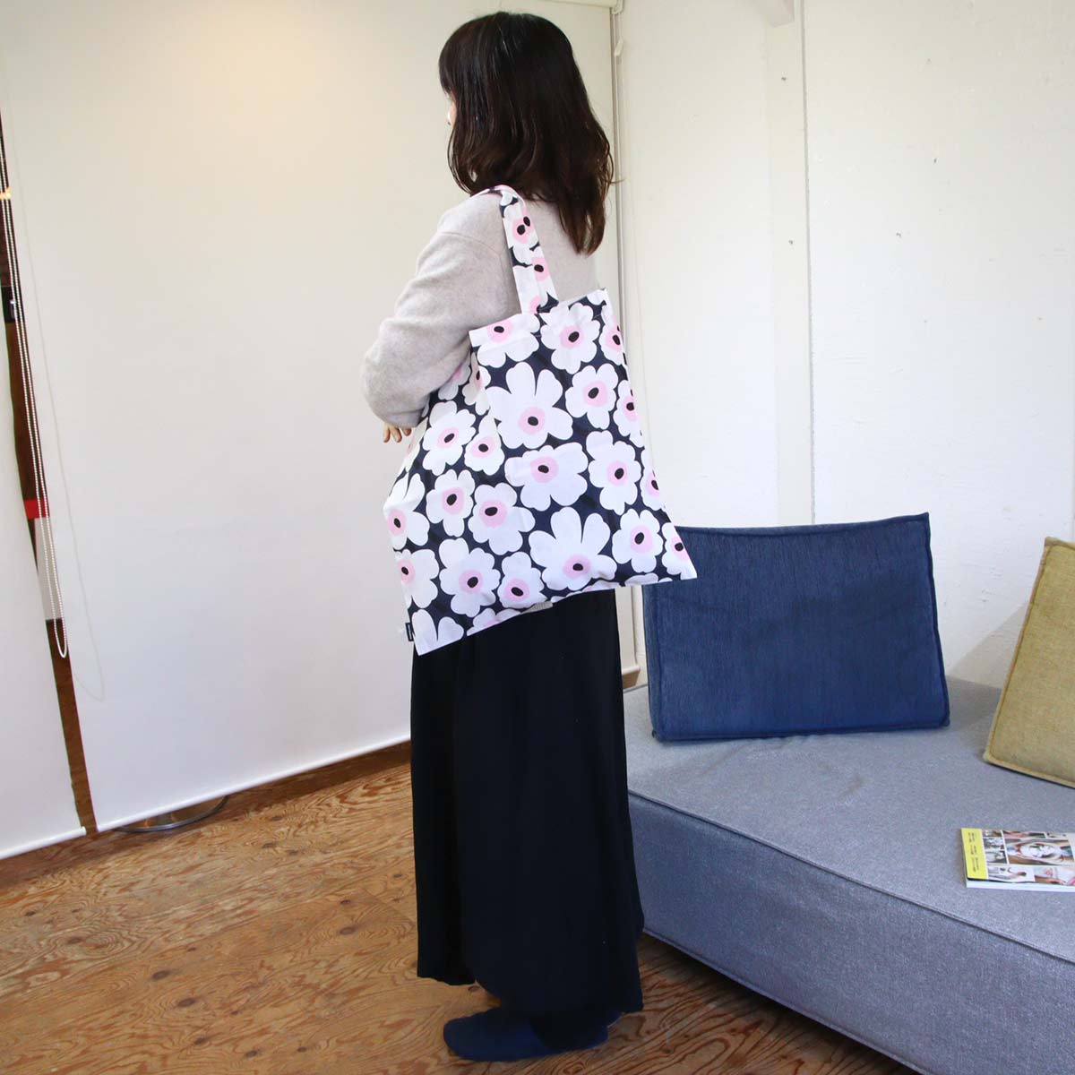 マリメッコ / marimekko エコバック トートバック 花柄 北欧 【3】 未使用品