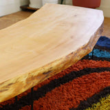 リバイブモブラープロジェクト 一枚板 サクラ 折りたたみテーブル 無垢材 リメイク 再生家具 地球にいちばんやさしい家具