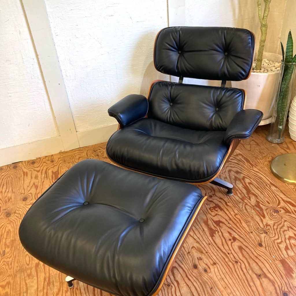 イームズ ラウンジチェア&オットマン Herman Miller ハーマンミラー チャールズ＆レイ・イームズ 80年代 中古