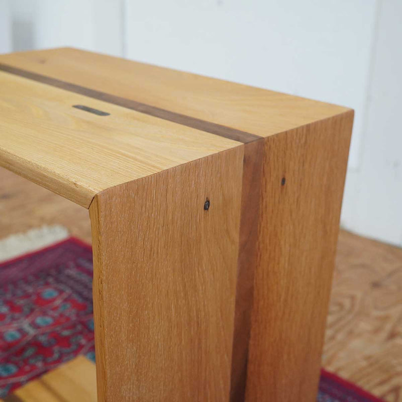 <i>動画</i>リバイブモブラープロジェクト ソリッドサイドテーブル 【8】 M 総無垢材 オーク ウォールナット 地球にいちばんやさしい家具