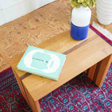 <i>動画</i>リバイブモブラープロジェクト ソリッドサイドテーブル 【7】 M 総無垢材 オーク ウォールナット ニレ カバ ラワン 地球にいちばんやさしい家具
