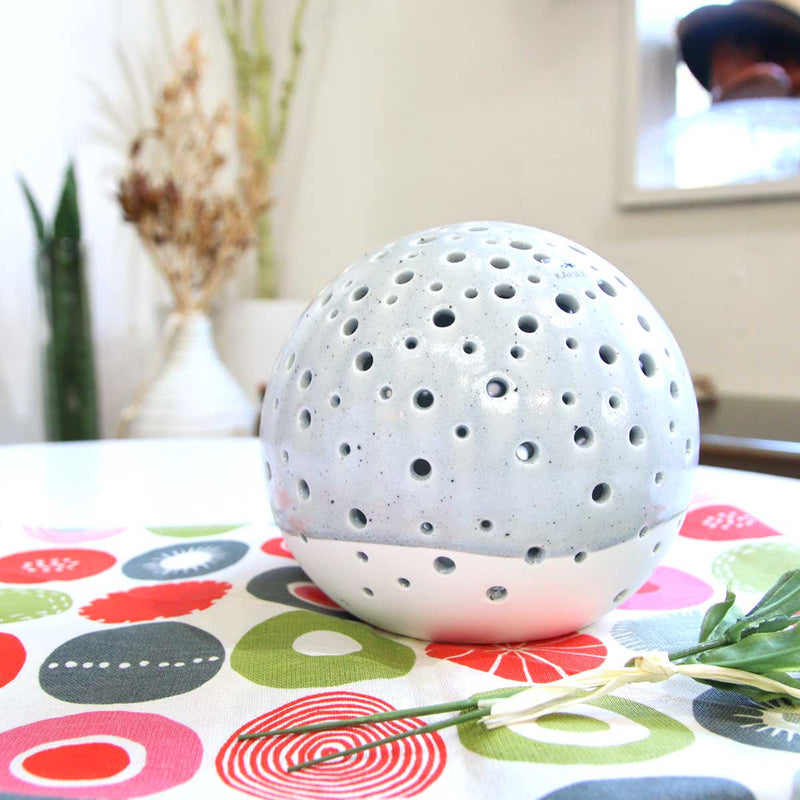 ケーラー / KAHLER ノビリ キャンドルホルダー ボール グレー 北欧 未使用品