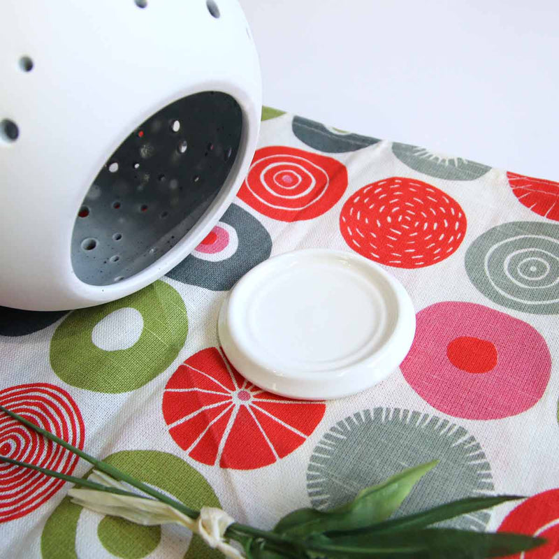 ケーラー / KAHLER ノビリ キャンドルホルダー ボール グレー 北欧 未使用品
