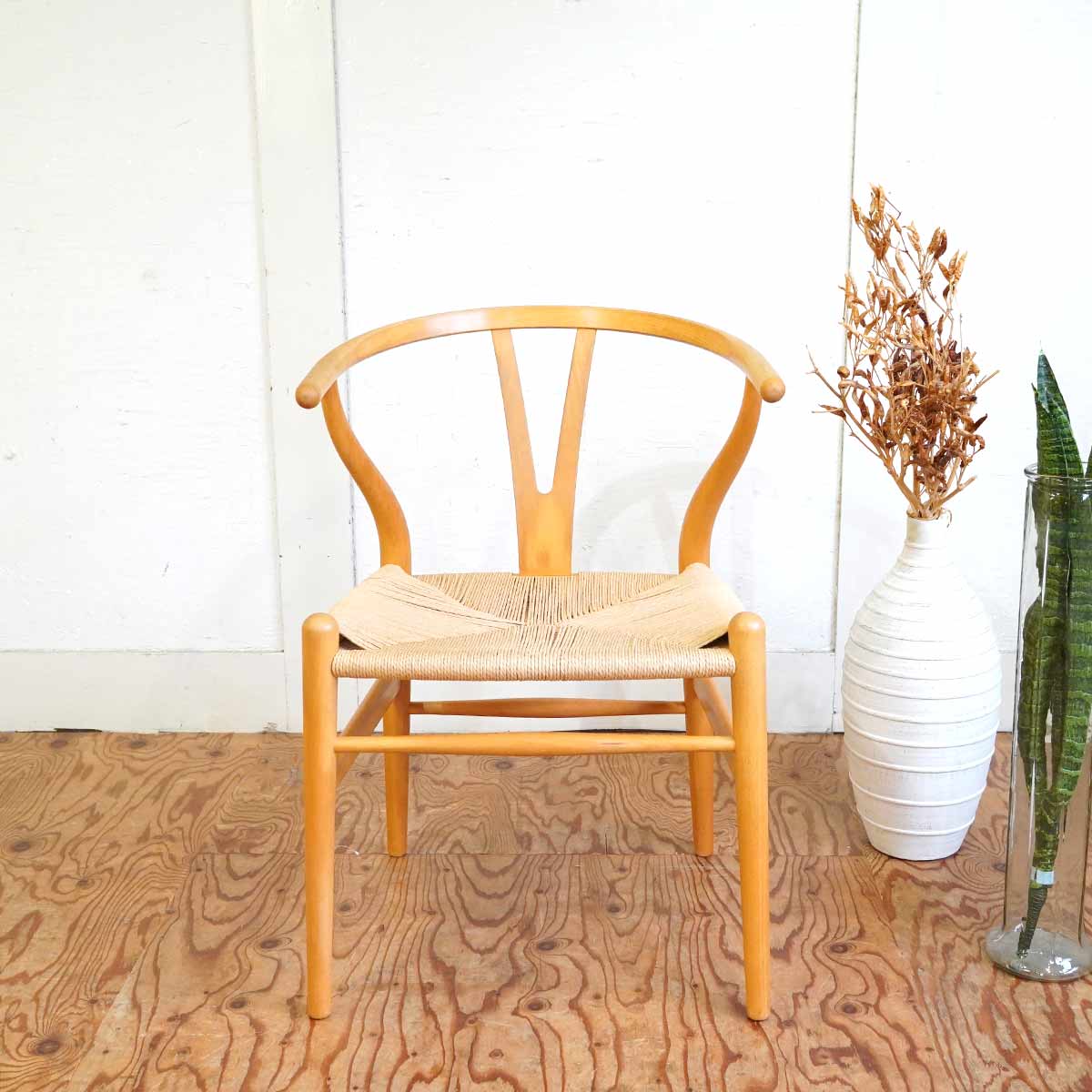 カール・ハンセン＆サン / Carl Hansen & Søn Yチェア CH24 【1】 ハンスJ.ウェグナー ビーチ ナチュラルペーパーコード 中古