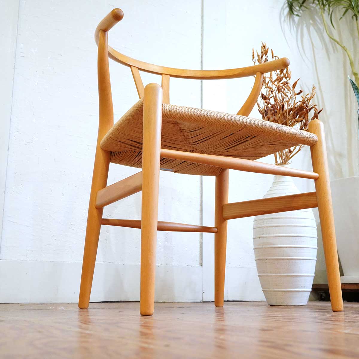 カール・ハンセン＆サン / Carl Hansen & Søn Yチェア CH24 【1】 ハンスJ.ウェグナー ビーチ ナチュラルペーパーコード 中古