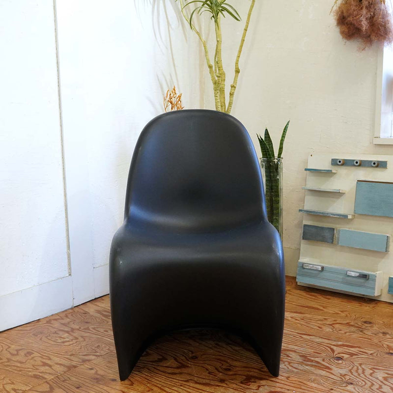 ヴィトラ  /  Vitra Panton Chair  パントンチェア ブラック 中古