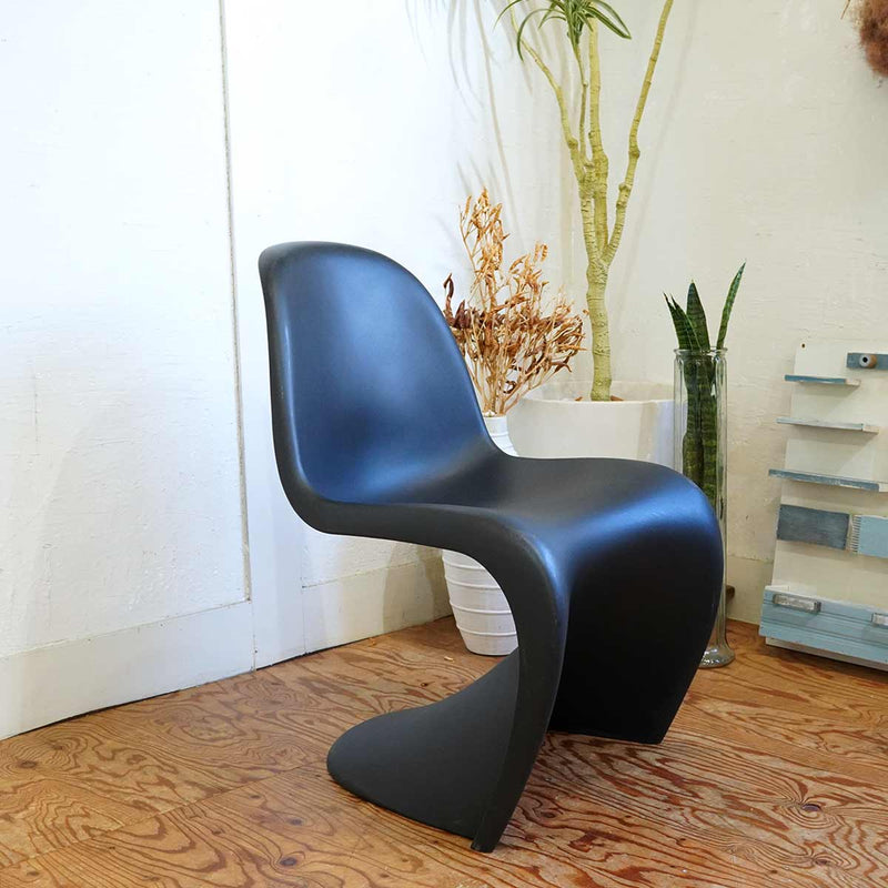 ヴィトラ  /  Vitra Panton Chair  パントンチェア ブラック 中古